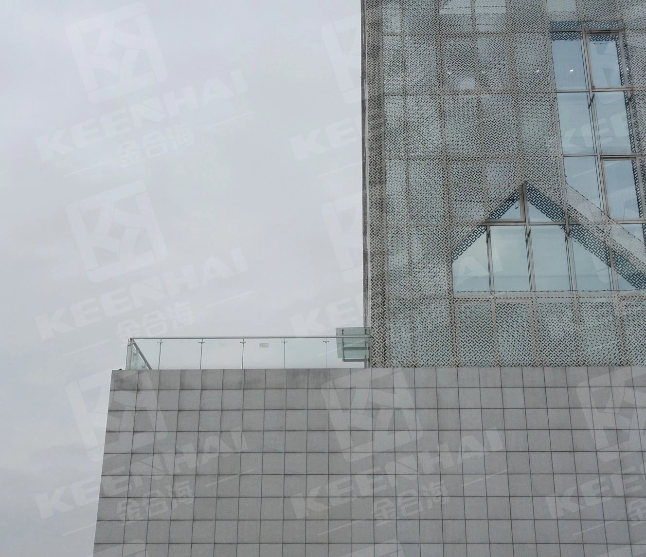 Contemporary Perforated Aluminum Panel Contemporary Perforated Aluminum Panel